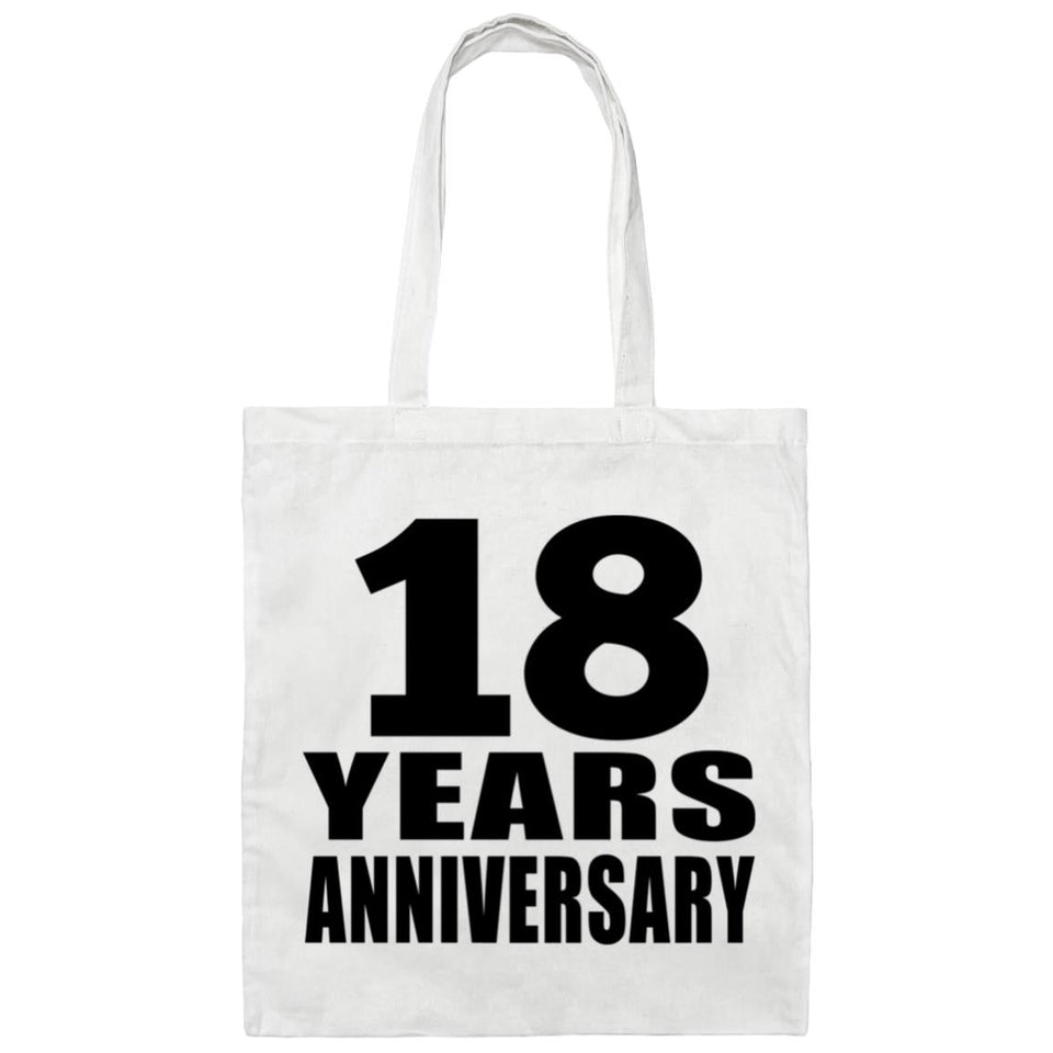 18th Anniversary 18 Years - Tote Bag White