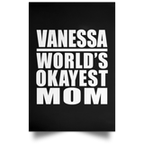 Vanessa World's Okayest Mom - Poster Portrait