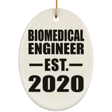 Biomedical Engineer Established EST. 2020 - Oval Ornament