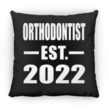 Orthodontist Established EST. 2022 - Throw Pillow Black