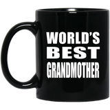 World's Best Grandmother - 11 Oz Coffee Mug Black