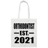 Orthodontist Established EST. 2021 - Tote Bag White