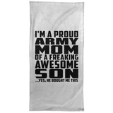 Proud Army Mom Of Awesome Son - Hand Towel