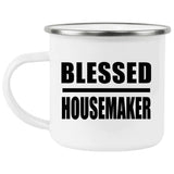 Blessed Housemaker - 12oz Camping Mug
