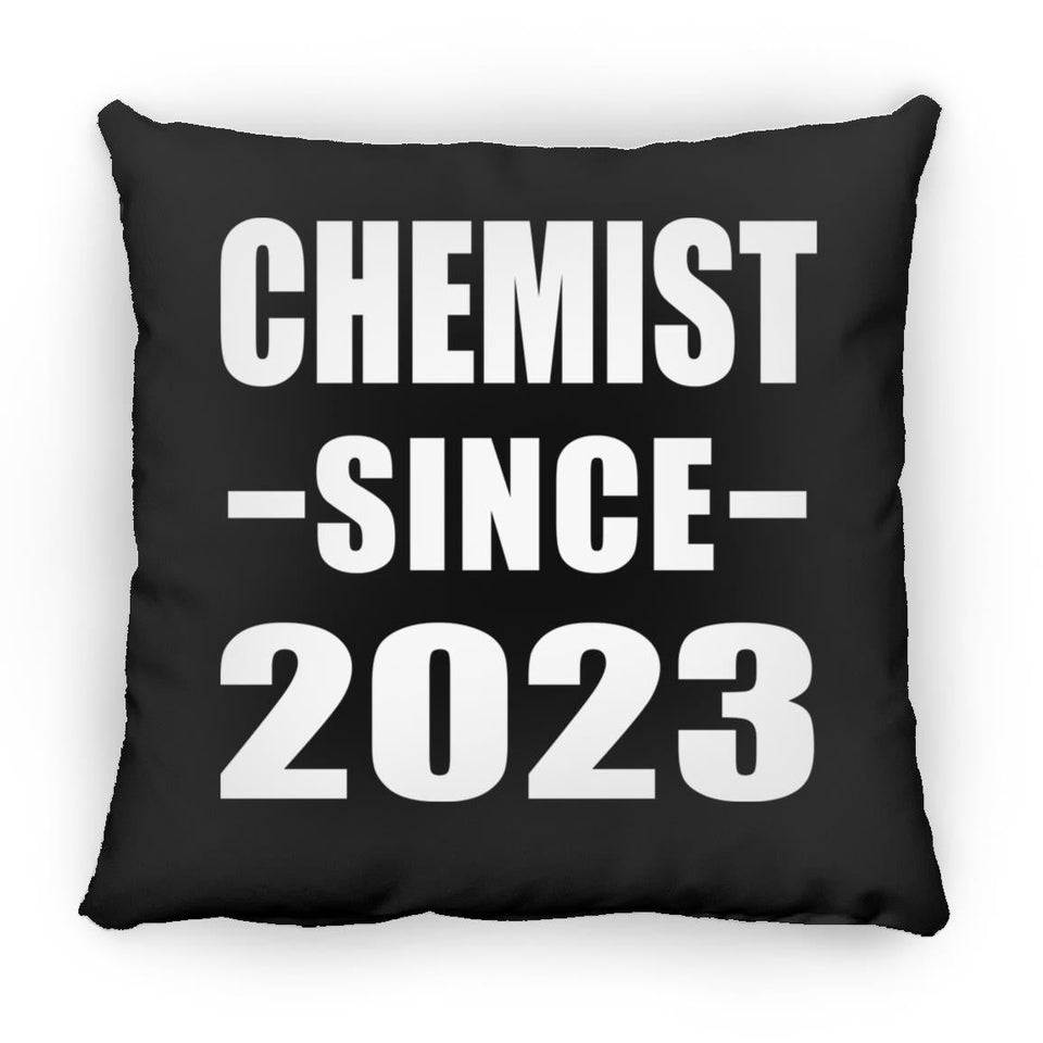 Chemist Since 2023 - Throw Pillow Black