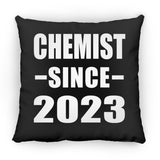 Chemist Since 2023 - Throw Pillow Black