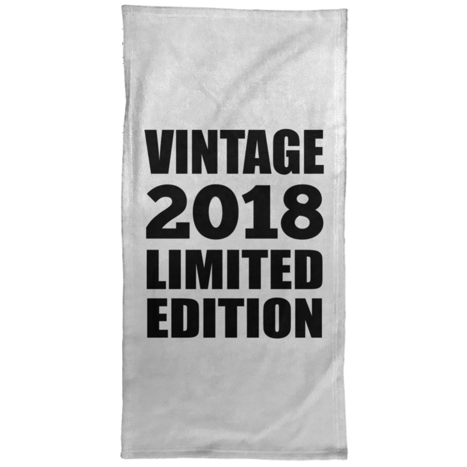 6th Birthday Vintage 2018 Limited Edition - Hand Towel