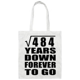 22nd Anniversary Square Root of 484 Years Down Forever To Go - Tote Bag White