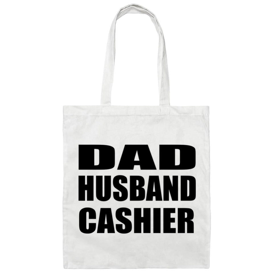 Dad Husband Cashier - Tote Bag White