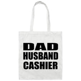 Dad Husband Cashier - Tote Bag White