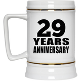 29th Anniversary 29 Years - Beer Stein