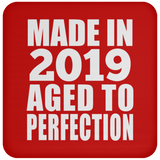 5th Birthday Made In 2019 Aged to Perfection - Drink Coaster