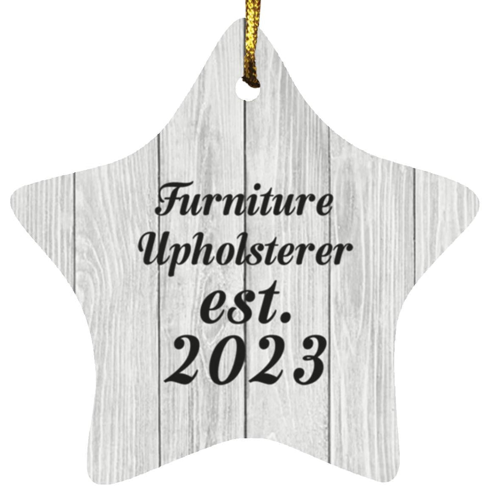Furniture Upholsterer Established Est. 2023 - Star Ornament F