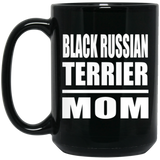 Black Russian Terrier Mom - 15oz Coffee Mug Black