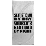 Statistician By Day World's Best Dad By Night - Hand Towel