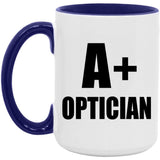 A+ Optician - 15oz Accent Mug Purple
