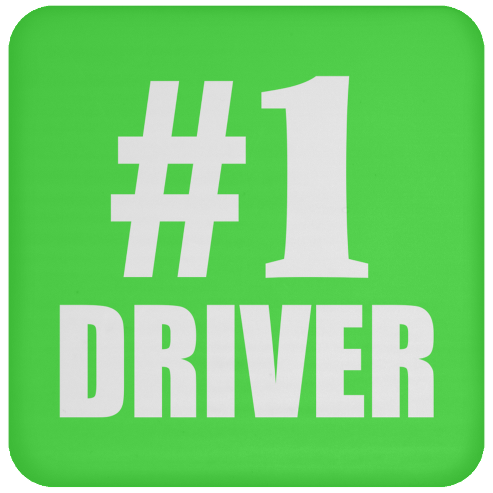 Number One #1 Driver - Drink Coaster