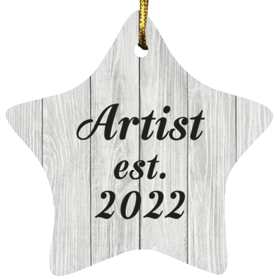 Artist Established Est. 2022 - Star Ornament F