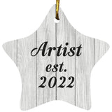 Artist Established Est. 2022 - Star Ornament F