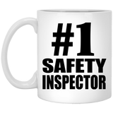 Number One #1 Safety Inspector - 11 Oz Coffee Mug
