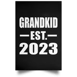 Grandkid Established EST. 2023 - Poster Portrait