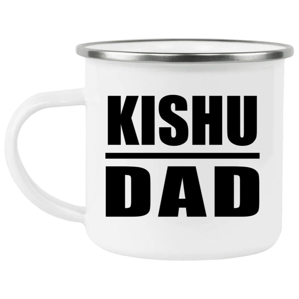 Kishu Dad - 12oz Camping Mug