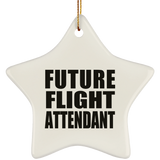 Future Flight Attendant - Star Ornament