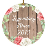 11th Birthday Legendary Since 2013 - Circle Ornament B