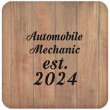 Automobile Mechanic Established Est. 2024 - Drink Coaster C