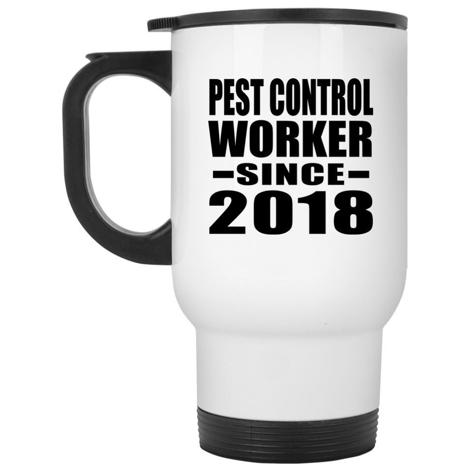 Pest Control Worker Since 2018 - Travel Mug