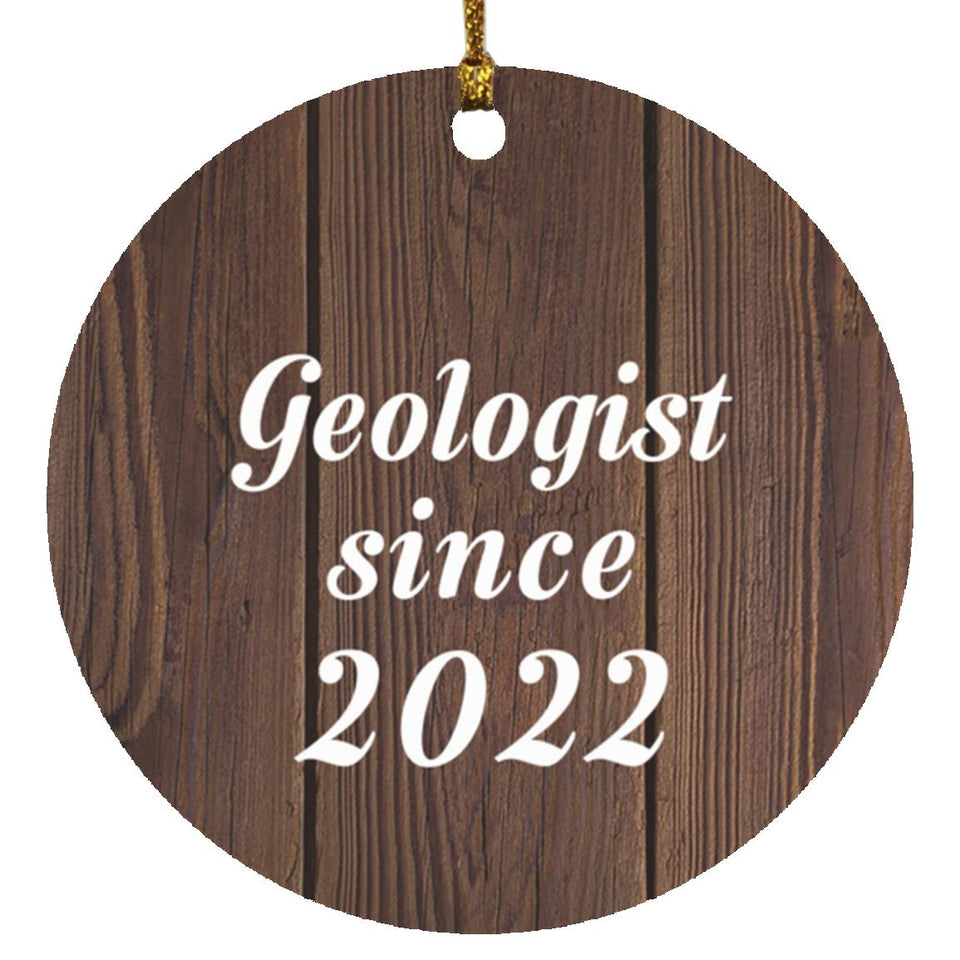 Geologist Since 2022 - Circle Ornament D