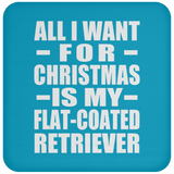 All I Want For Christmas Is My Flat-Coated Retriever - Coaster