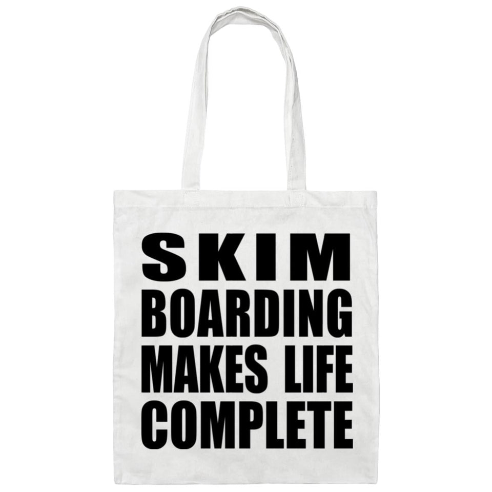 Skim Boarding Makes Life Complete - Tote Bag White