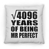 64th Anniversary Square Root of 4096 Years of Mr Perfect - Throw Pillow
