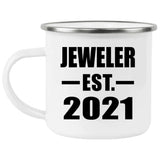 Jeweler Established EST. 2021 - 12oz Camping Mug