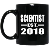 Scientist Established EST. 2018 - 11 Oz Coffee Mug Black