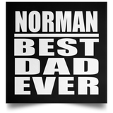 Norman Best Dad Ever - Poster Square