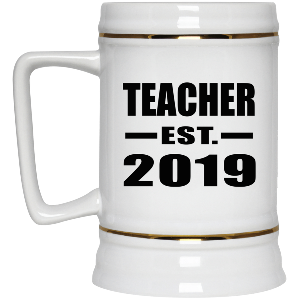 Teacher Established EST. 2019 - Beer Stein