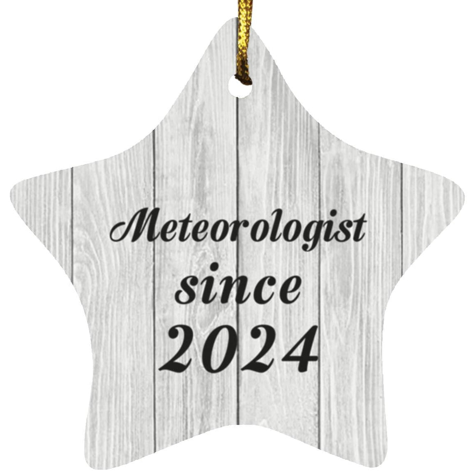 Meteorologist Since 2024 - Star Ornament F