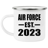 Air Force Established EST. 2023 - 12oz Camping Mug