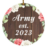 Army Established Est. 2023 - Circle Ornament A