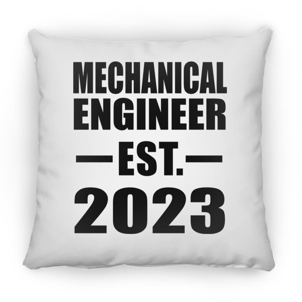 Mechanical Engineer Established EST. 2023 - Throw Pillow