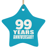 99th Anniversary 99 Years - Star Ornament
