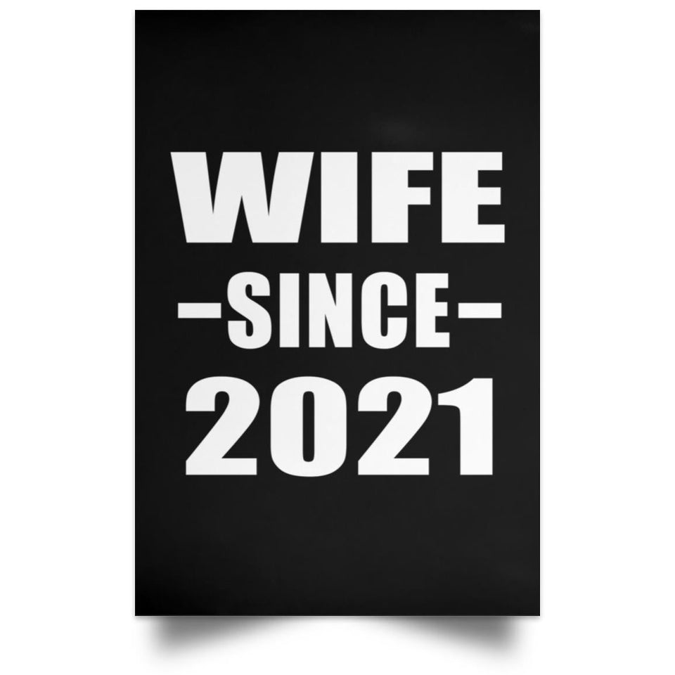Wife Since 2021 - Poster Portrait