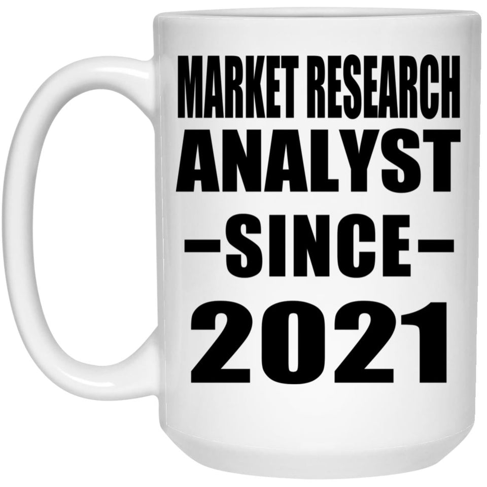 Market Research Analyst Since 2021 - 15oz Coffee Mug
