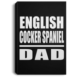 English Cocker Spaniel Dad - Canvas Portrait