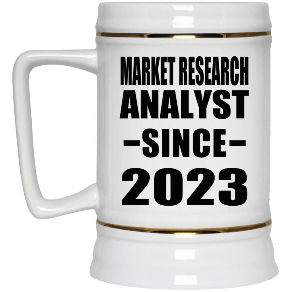 Market Research Analyst Since 2023 - Beer Stein