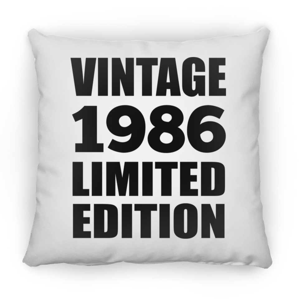 38th Birthday Vintage 1986 Limited Edition - Throw Pillow
