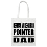 German Wirehaired Pointer Dad - Tote Bag White