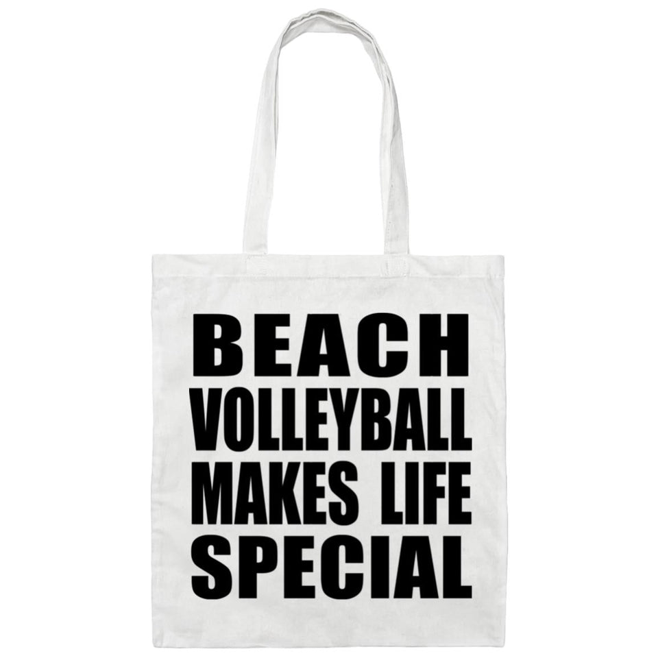 Beach Volleyball Makes Life Special - Tote Bag White